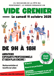 vide grenier le 11 octobre